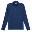 Tommy Hilfiger Women's Thermo 1/4 Zip Base Layer - Indigo Blue